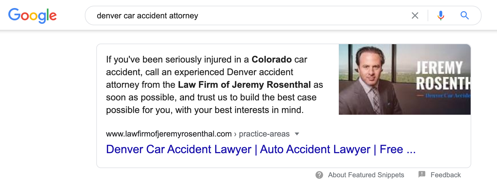 Denver Automobile Accident Attorney